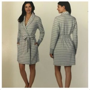 Nautica Womens Cozy Knit Robe
